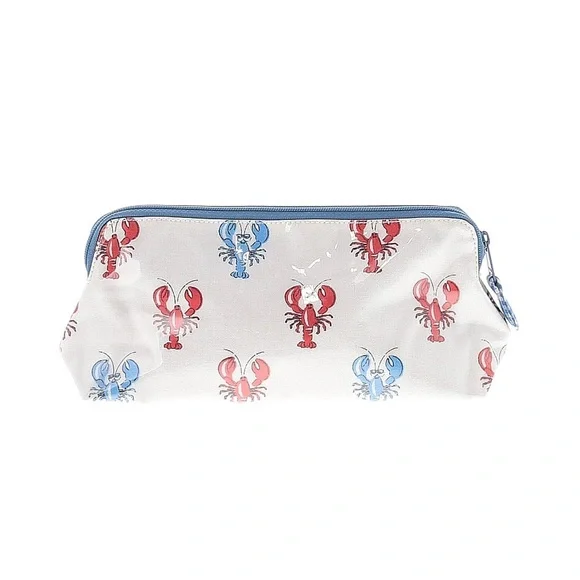 🦞 NWT small Roller Rabbit Lobster Print Cosmetic Pouch. RARE 🦞 - Picture 2 of 10